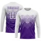 Custom Purple White Sublimation Soccer Uniform Jersey